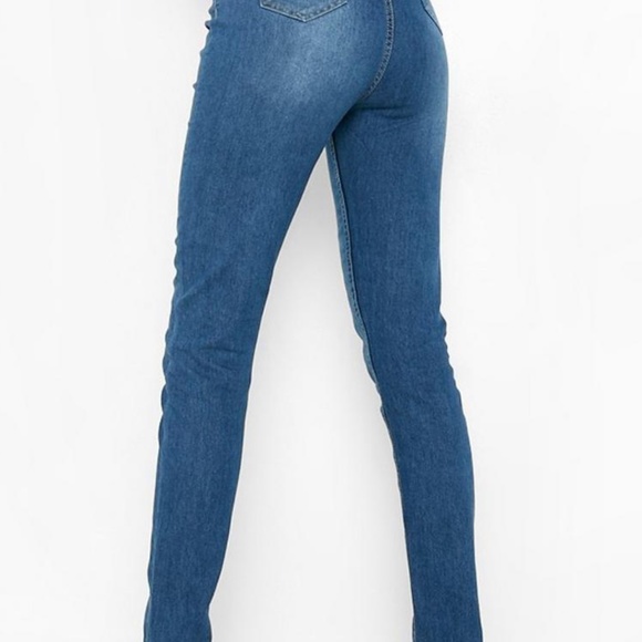 BOOHOO WOMEN’S BASIC SKINNY JEAN JEGGING SIZE 8 TALL - Picture 7 of 8